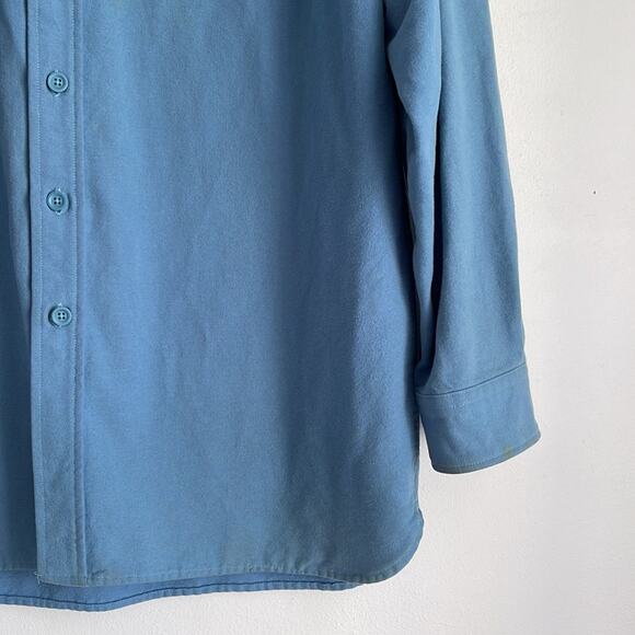 L. L. Bean 100% cotton flannel long sleeve button down shirt sz XLT (tall) - Picture 3 of 7